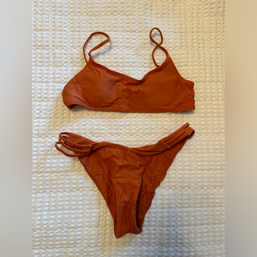 SHEIN Rust Bikini Set